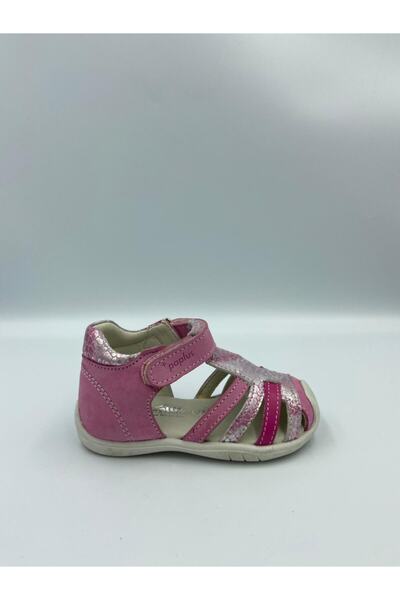 Paplus صندل جلد لتقويم العظام للفتيات باللون الوردي