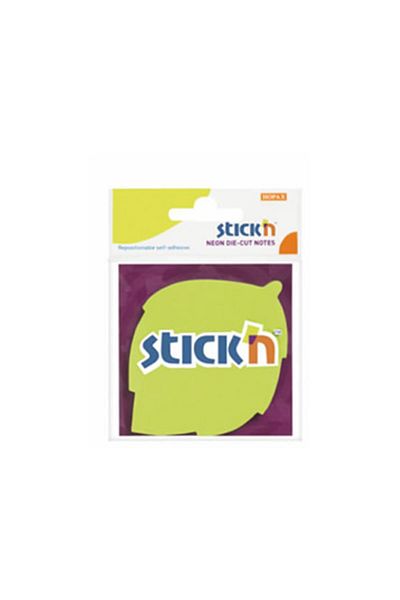 Gıpta 50 Sheets 70 X 70 Stickn Heart Shaped Neon Green Note Paper