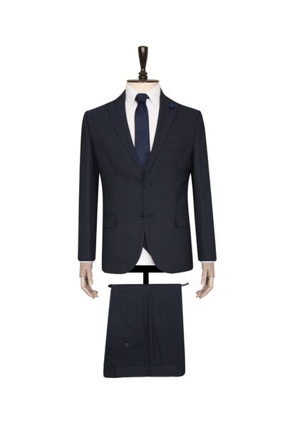 SÜVARİ Yelekli Slim Fit Takım Elbise