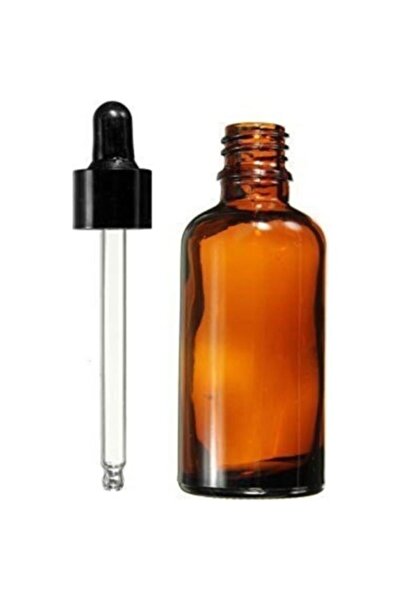 Güvenç Ambalaj Amber Cam Şişe 20 Ml Cam Damlalıklı 3 Adet