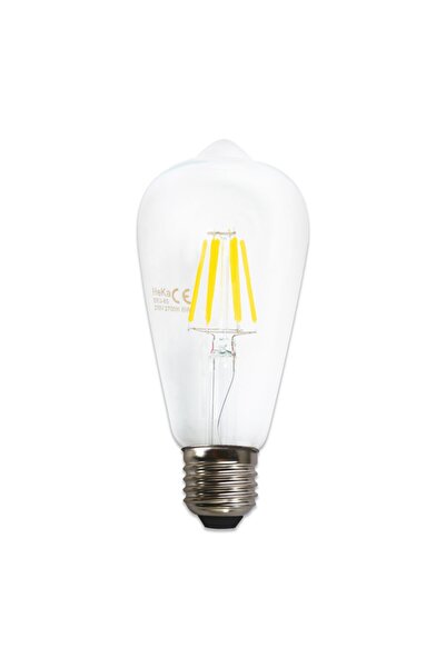Heka St64 6w Şeffaf E27 Ampul - 2700k Gün Işığı