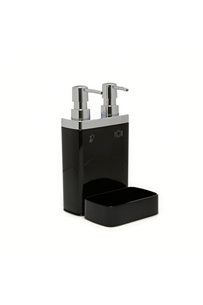 Prima Nova Primanova Viva 2'li Süngerli Sıvı Sabunluk - Siyah