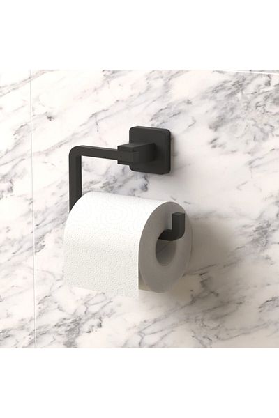 Teknotel Tekno-tel Aluminum Toilet Paper Holder - Matte Black