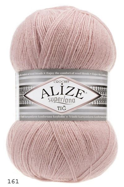 Alize Superlana Crochet Hand Knitting Thread Powder 161. «Η τιμή είναι για ένα Τεμάχιο».