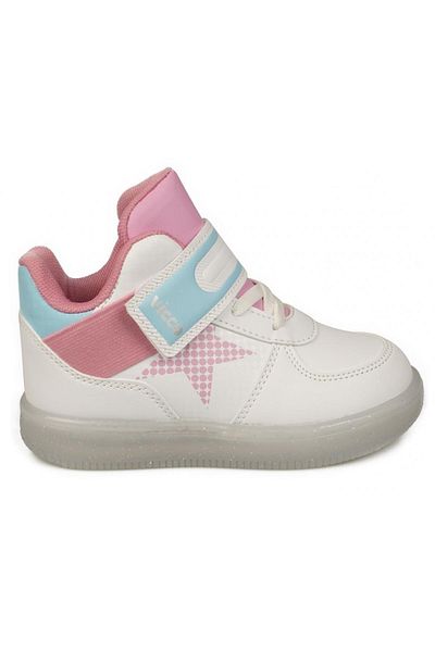 Vicco Girl's White 220.b20k.106 Baby Lighted Sports Boots