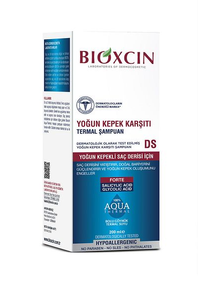 Bioxcin أكوا ثيرمال DS 200 مل - شامبو فعال ضد القشرة