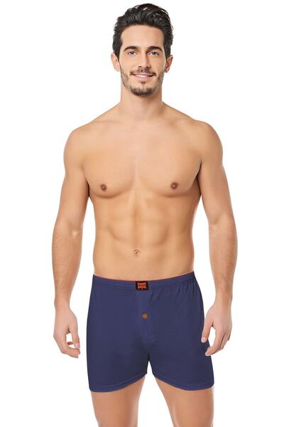 Tutku Boxeri din bumbac bleumarin pentru bărbați, pachet de 6