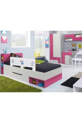 Webkapinda Baskili Cocuk Yatak Bariyeri Ahsap Yatak Korkulugu Bebek Koruma Karyola Baza Korkulugu Fiyati Yorumlari Trendyol