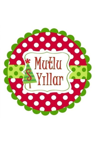 velomy Mutlu Yıllar Pasta Baskısı