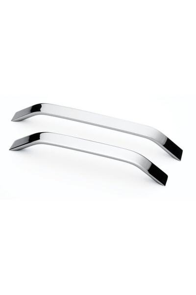 ARON (10 ADET) Şahin Set 128 Kulp Krom Parlak Mobilya Mutfak Dolap Çekmece Kulpu 128mm