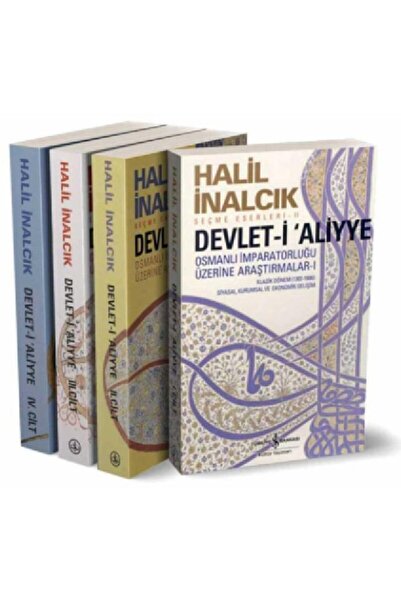 TÜRKİYE İŞ BANKASI KÜLTÜR YAYINLARI Halil Inalcık Devlet-i Aliyye Seti (4 Kitap)