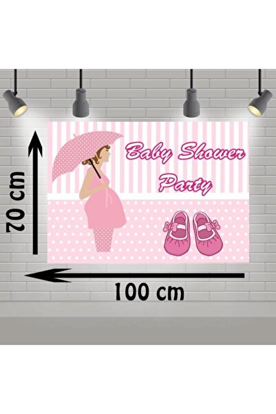 Parti Furyası لافتة حفلات استحمام الطفل مقاس 70x100