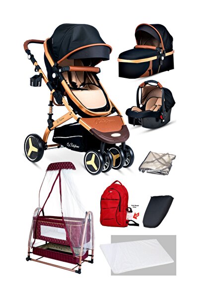 Baby Home 8'in1 Yeni Doğan Set Baby Home 945 Travel Sistem Bebek Arabası Ve 5...