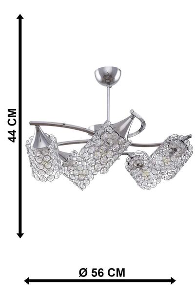 Begüsa Deha 4'lü Krom Avize