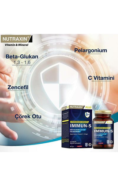 Nutraxin Immun-S 60 Tablets