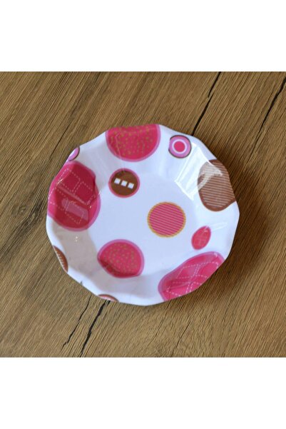 G Gültaş Melamin ve Plastik Melamin Kahveci Çay Tabağı 50 Adet Desen : Damla