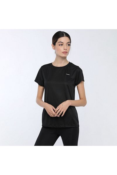 Kinetix BASIC PES C NECK T-SHIRT Tricou negru pentru femei 100559590