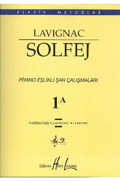 Porte Müzik Eğitim Merkezi Lavignac Solfej 1a Piyano Eşlikli Şan Çalışmaları ...