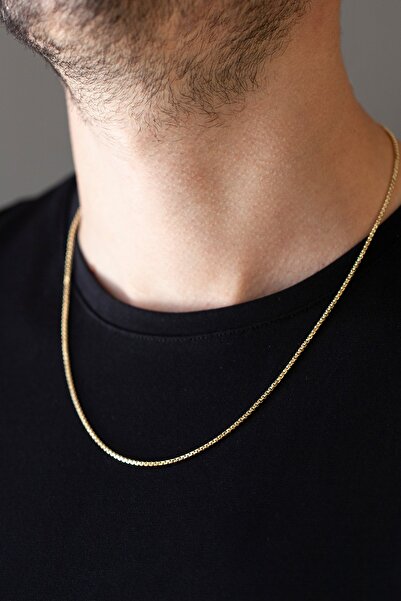 Cenova Kuyumculuk 14 Ayar Altın 55 Cm Erkek Zincir Kolye