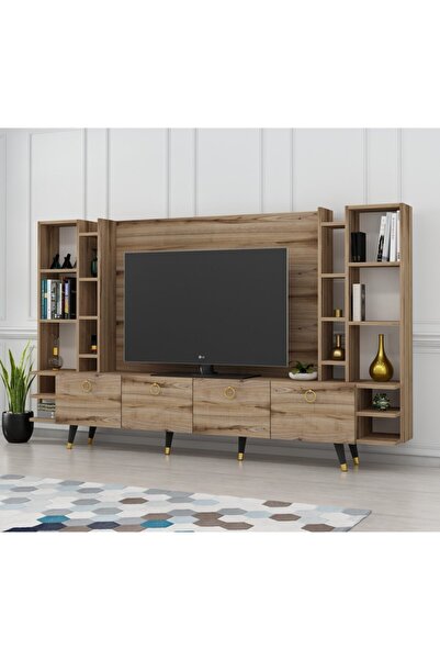 MOBİLYA GEZEGENİ Çırağan Renk Pastel Tv Ünitesi 220 cm X2125