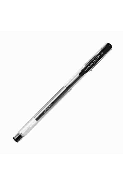 UNİ-BALL Signo Fine Gel Ink Roller Pen 0.7mm Black Um-100 (Pack of 12)