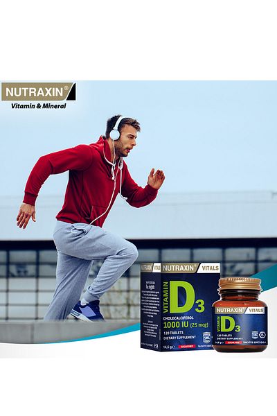 Nutraxin 1000 Iu Vitamin D3 - 120 Tablets