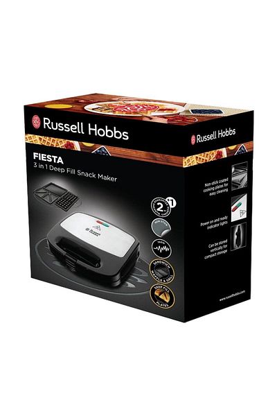 RUSSELL HOBBS 24540-56 3 in 1 Toast-waffle-grill Machine