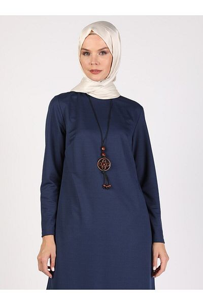 Ecesun Women's Indigo Tunic Trousers 2-Piece Set