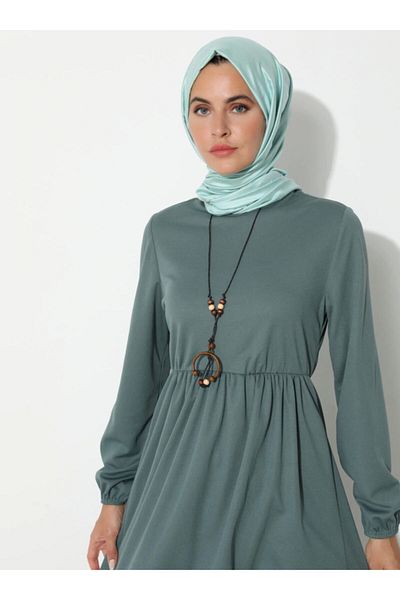 Ecesun Women's Mint Green Tunic Trousers 2-Piece Set