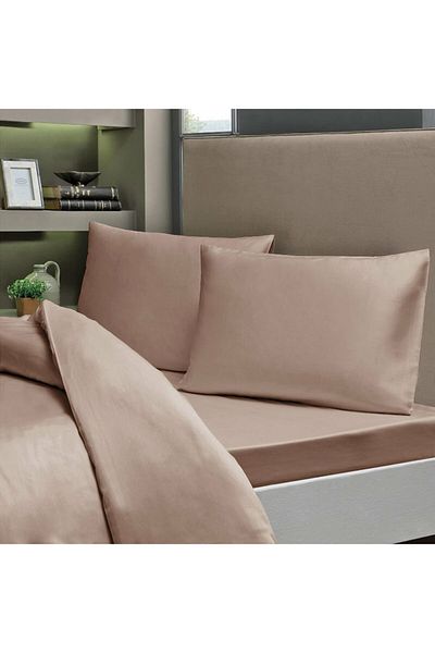 Taç Sada povlaků na přikrývku Cappuccino Satin Double - Everyday
