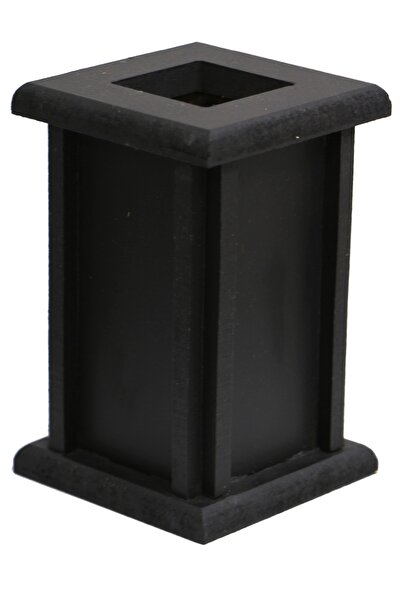 Yapay Çiçek Deposu 16 см черна дървена ваза модел Trend