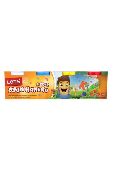 Lets 4 Colors 224g Mini Size Play Dough
