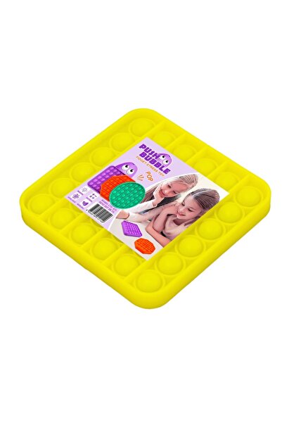 Başel Toys دفع فقاعة لعبة حسية البوب الإجهاد