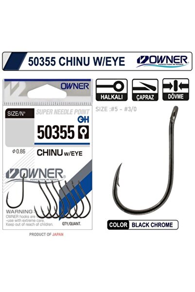 Owner 50355 Siyah Chinu Delikli Iğne