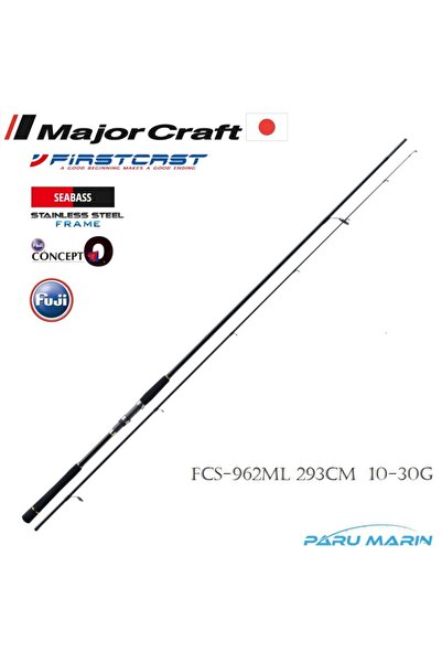 MAJOR CRAFT Firstcast Seabass Spin Kamış Fcs-962ml 293cm 10-30 Gr.