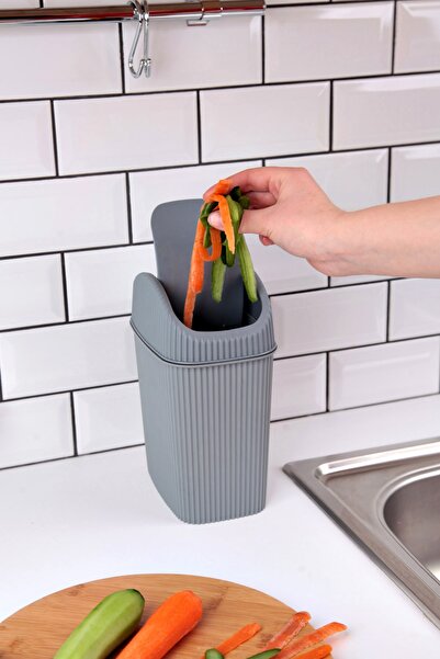 Pazarika Tezgah Üstü Mini Çöp Kovası