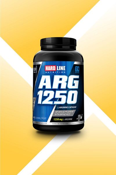 Hardline Arg 1250 120 Capsules - Comfortable Cut