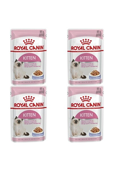 Royal Canin Jelly Kitten Instinctive Yaş Yavru Kedi Maması 85 Gr 4 Lü