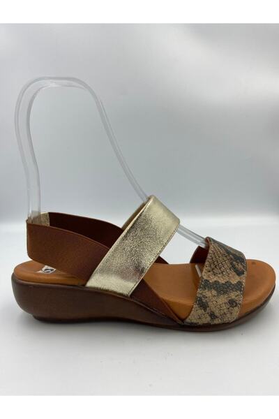 Zeyn 326 Women's Tan Leather Sandals