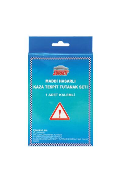 Autokit Kaza Tespit Tutanak Seti 2 Adet