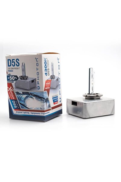 Photon Phototon D5s Xenon Far Ampulü 4300k %50 Fazla Işık Güçlü Aydınlatma