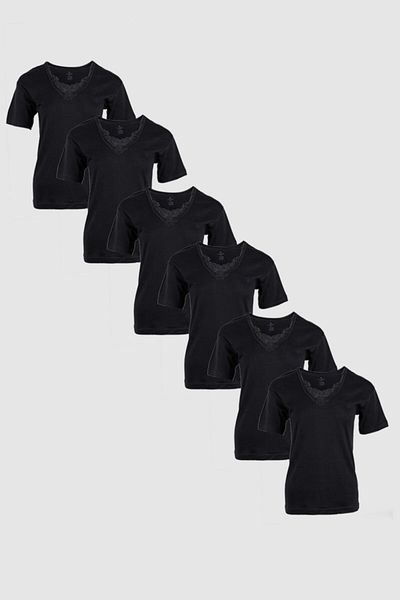 Ceylanoğlu Women's Undershirt 6 Pack 205