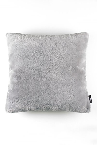 Bc Home Peluş Kırlent Kılıfı - Gri