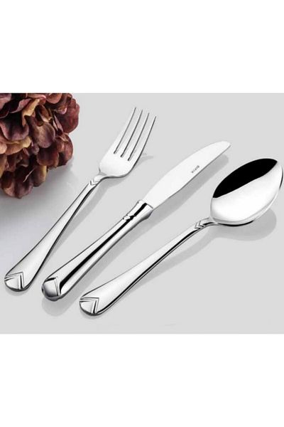 İNTER CELİK Inter Steel Crescent Model 89 Piece Spoon Set