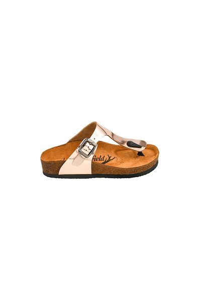Moosefield Kids Genuine Leather Rose Children's Slippers