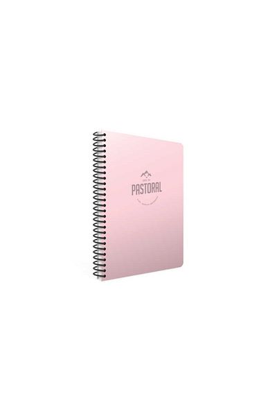 Gıpta Pastoral Spiral Plastic Cover Lined Notebook A4 72 Sheets