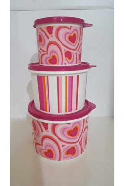 Tupperware The Power of Love Set of 3