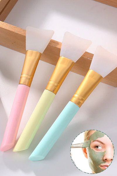 Buffer 2 Pieces of 2 Silicone Face and Skin Care - Easy to Use Mask and Cream Spatula