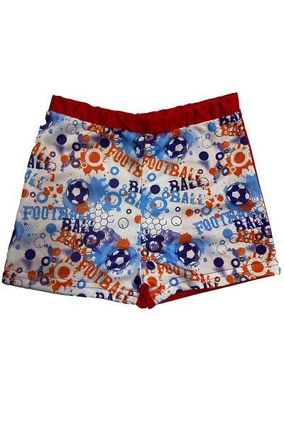 Deafox Football Print Boys' Swimsuit with Legs