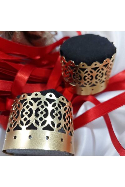 Aker Hediyelik Σφουγγάρι Χρυσό Δαχτυλίδι Riser 5x3,5 cm